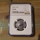 1962 25C Washington Silver Proof Quarter NGC PF 68