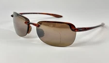 Maui Jim Sandy Beach MJ408-10 Brown Tortoise Polarized Sunglasses Poor Condition
