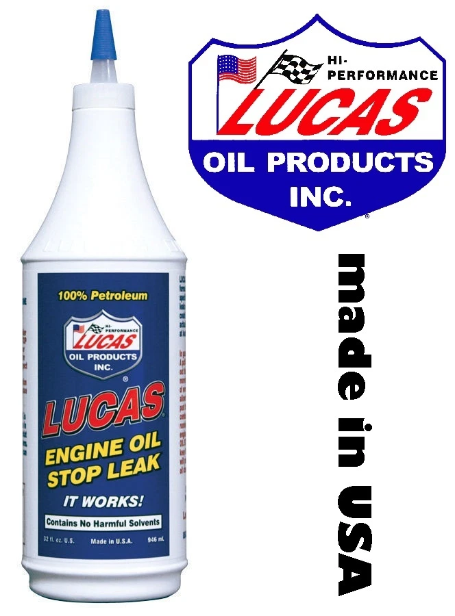 Lucas Engine Oil Stop Leak, Engine Oil Additives