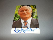 Oskar Lafontaine  signed  signiert  Autogramm auf Autogrammkarte