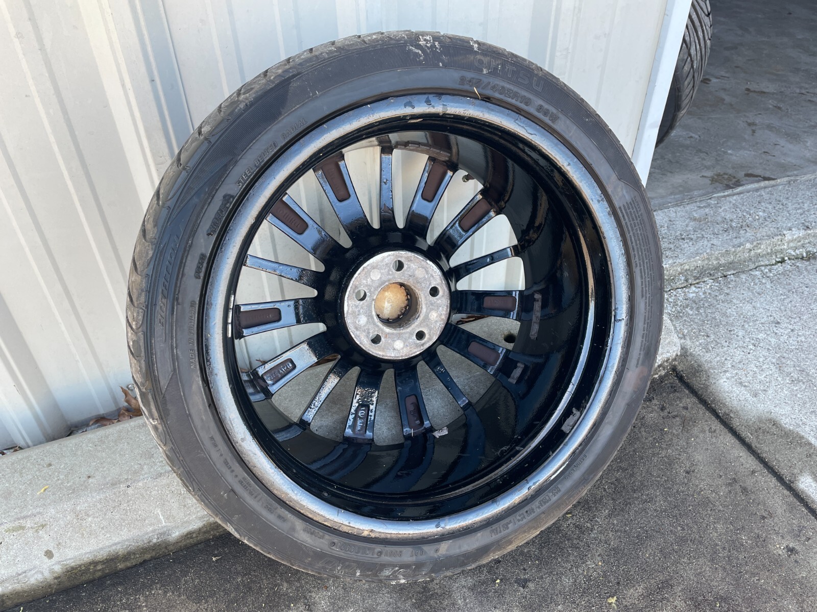 14-22 MASERATI GHIBLI WHEEL RIM TIRE 19x8.5 +44 OFFSET 670016852 FACTORY BLACK