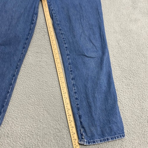 VINTAGE Rocky Mountain Jeans Womens 15 16 Blue Mom Bareback Rockies Fits 34x31" - Picture 3 of 10