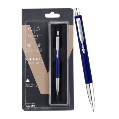 Parker Vector Standard Chrome Trim Multicolour Ball Pens With Free Shipping