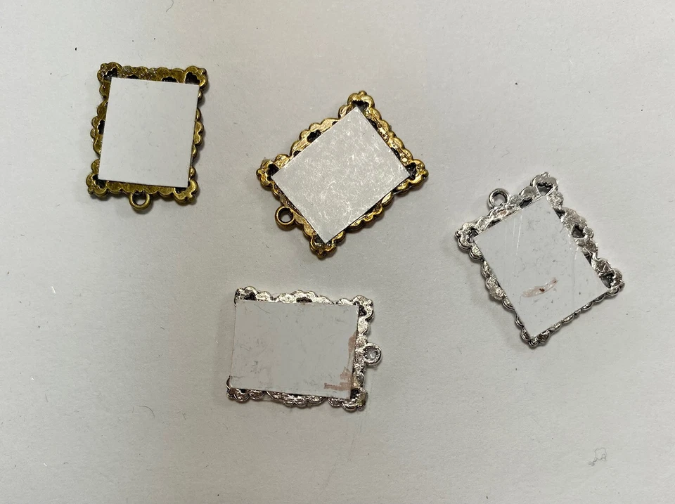 Casa de muñecas miniatura #Z285 escala 1:12 pequeños marcos de fotos conjunto de 4 piezas Foto 4 de 4