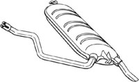 Bosal 278-235 EndschalldäMpfer FüR MERCEDES-BENZ
