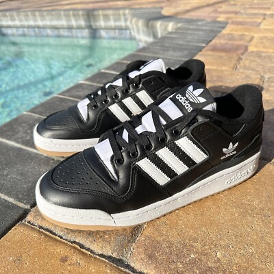 Size 10 - adidas Forum ADV Low Black White for sale online