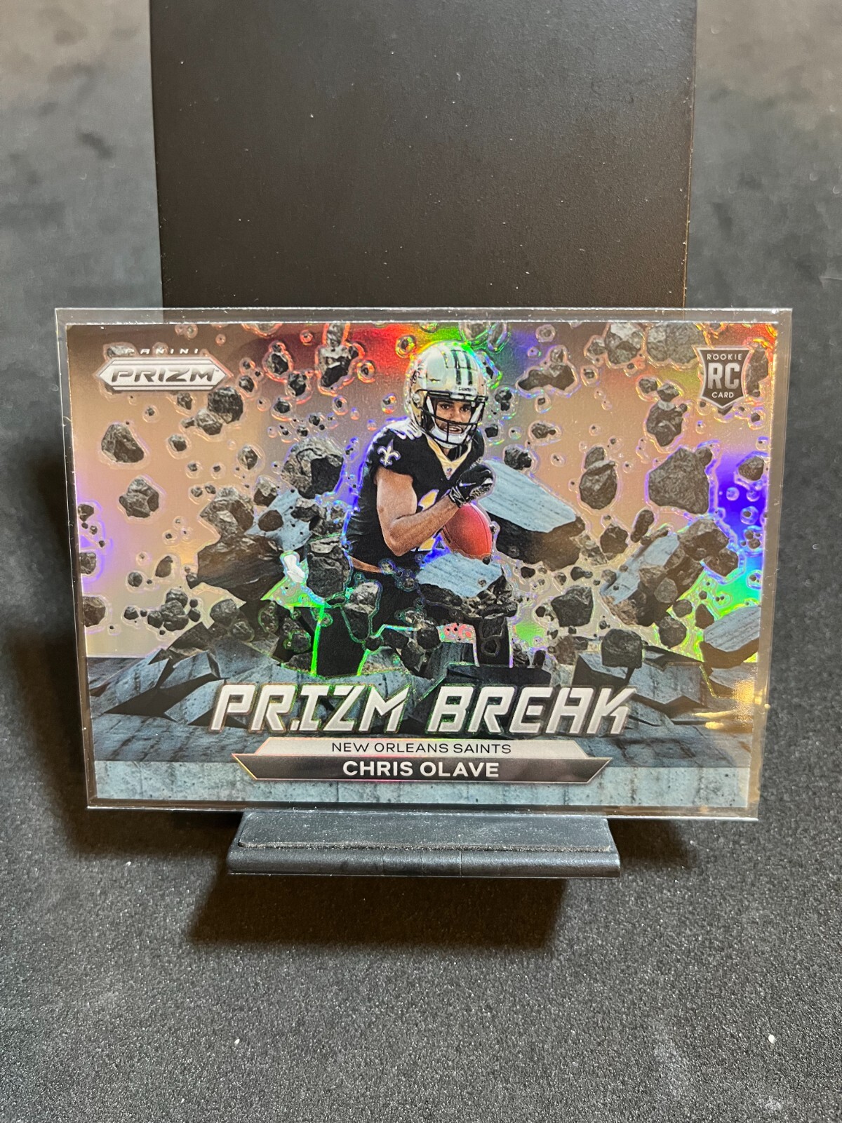 2022 Panini Prizm Football Chris Olave Prizm Break Silver #PB-10