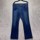 Dark Wash Stretch Denim Sz 12 Banana Republic Slim Bootcut Jeans 33x30