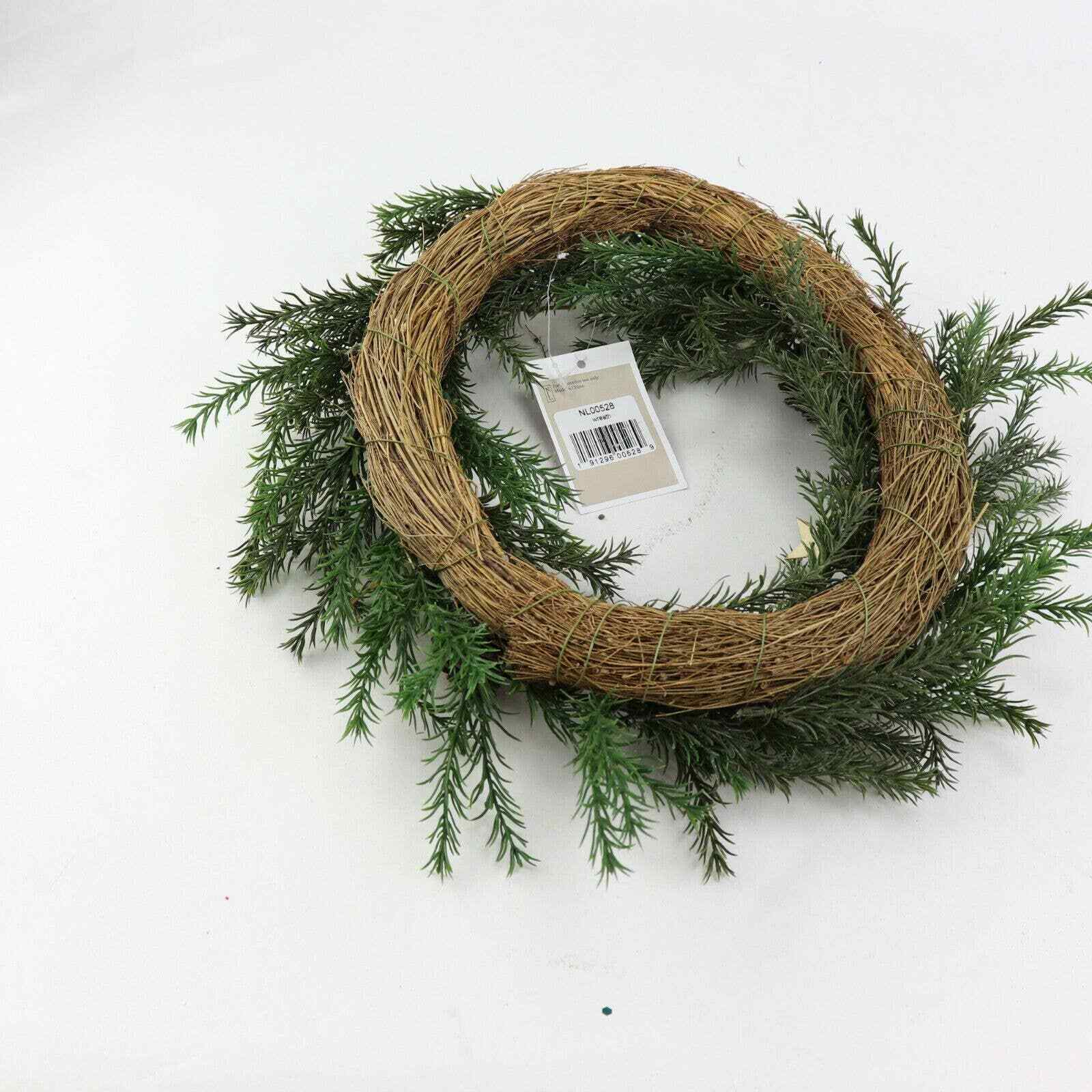 Northlight 13.5" Classic Pine with Pine Cones and Stars Christmas Wreath - Unlit
