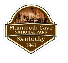 3" mammoth cave national park kentucky 1941 state bumper sticker decal usa made