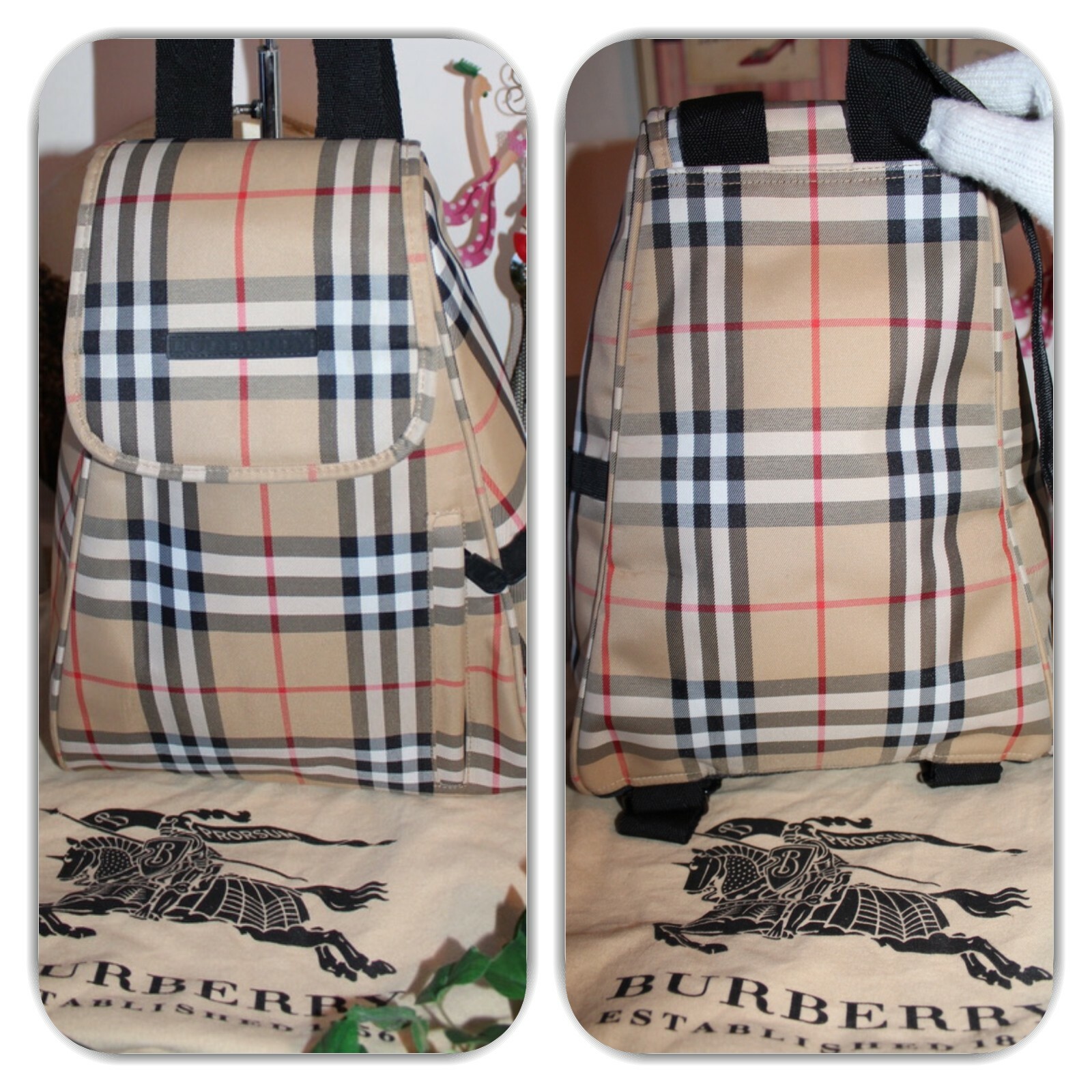 CHIC-BURBERRY GOLF BACKPACK! - image 9