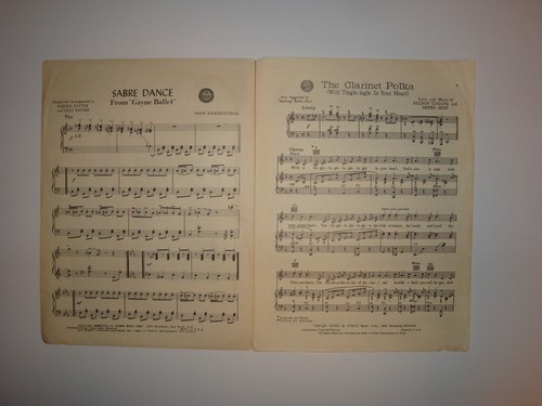The Clarinet Polka ~ Will Tingle-Ingle In Your Heart ~ Stasny Music 1948 - Picture 6 of 8
