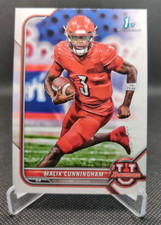 2022 Bowman U #11 Malik Cunningham Louisville Cardinals football card
