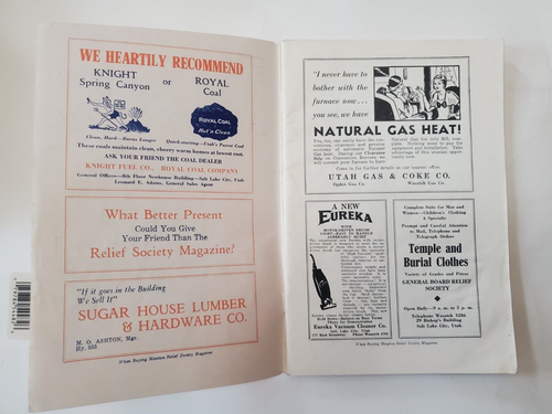 Oct 1934, The Relief Society Magazine, Mormon, Mary A White, St. Anthony, Idaho - Picture 3 of 6