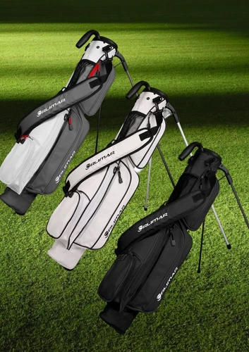 Orlimar Pitch 'N Putt Elite Synthetic Leather Sunday Golf Club Bag -Choose Color