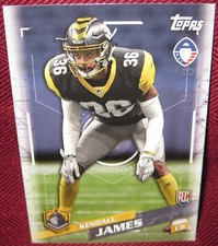 2019 TOPPS AAF #43 KENDALL JAMES RC