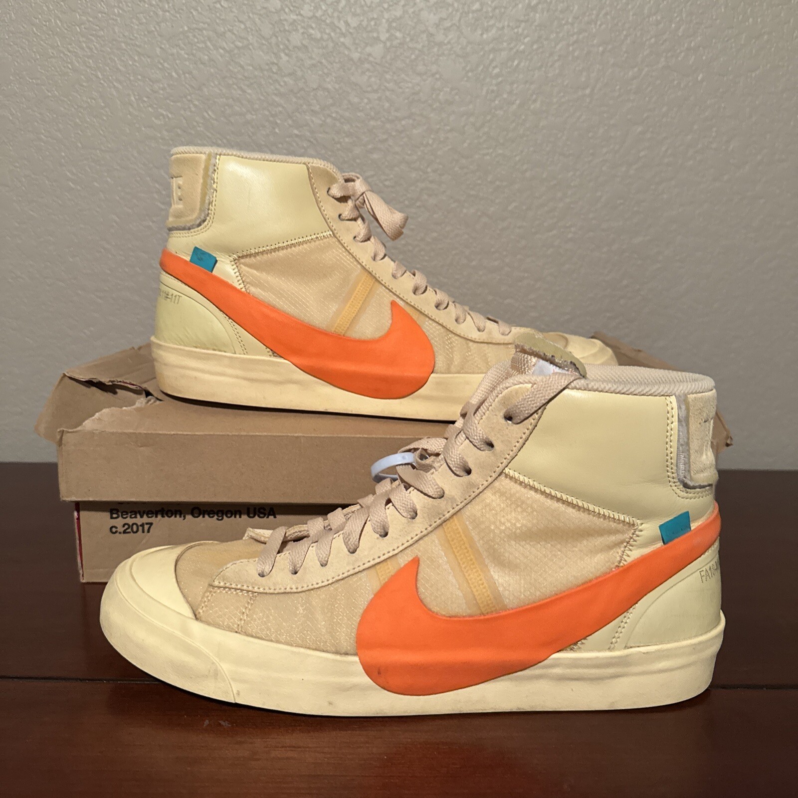 OFF WHITE X NIKE Taglia 11 Nike Off White x Blazer Mid All Hallows Eve