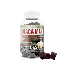 Maca MAX ? Vegan Strawberry Gummies with Fadogia, Selenium and Viamin E.