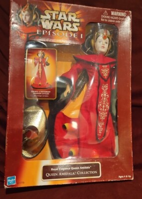 1998 Hasbro STAR WARS Episode I Royal Elegance Queen Amidala 12'' Collection NIB