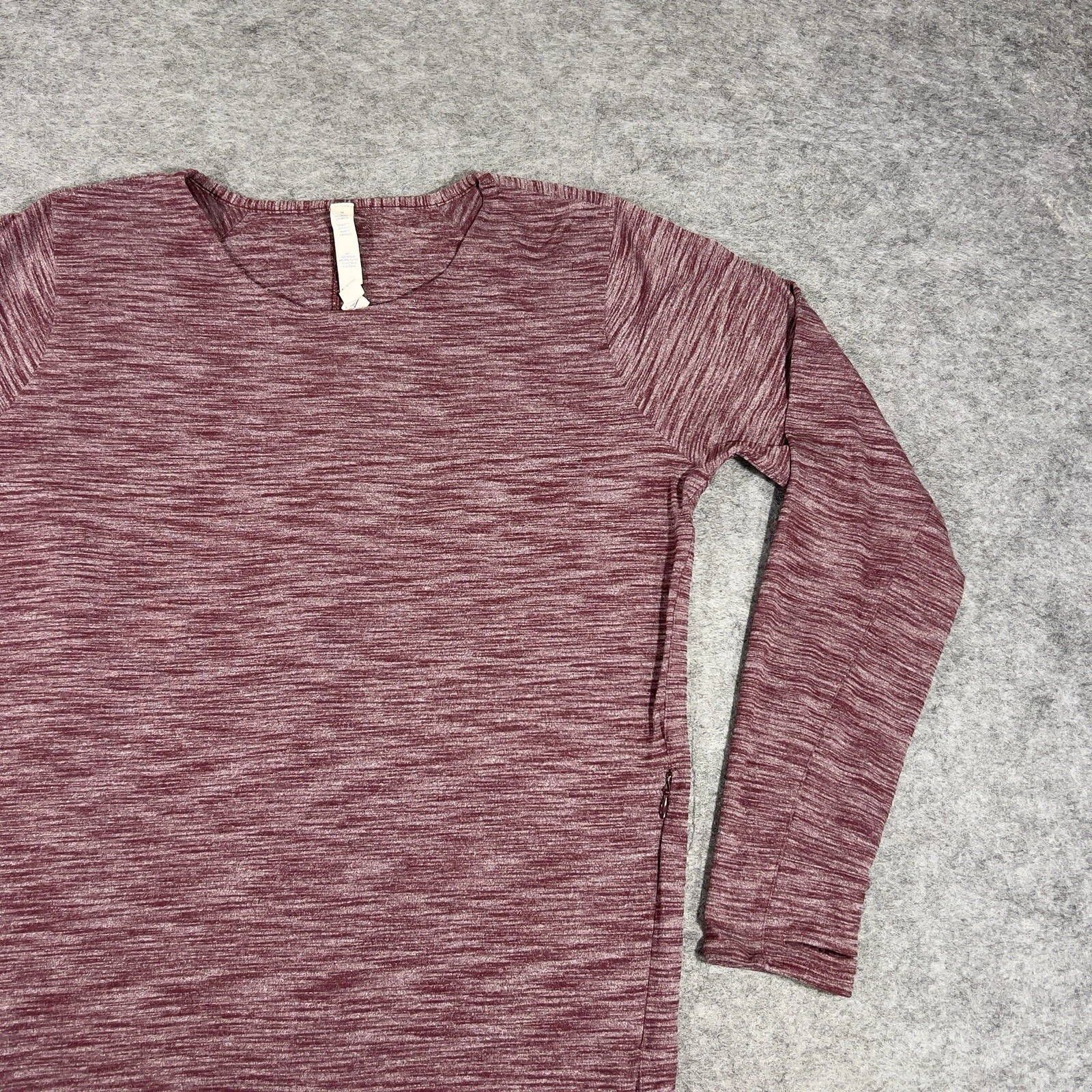 lululemon long sleeve front zip pocket sweatshirt