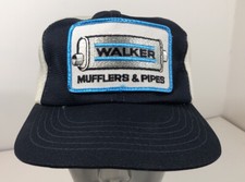 Vintage Walker Mufflers Pipes Snapback Mesh Trucker Hat