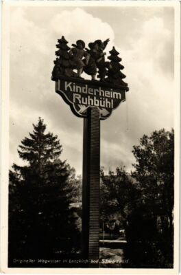 CPA AK Orig.Wegweiser in Lenzkirch GERMANY (1019475)