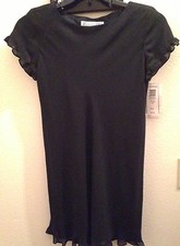 JESSICA HOWARD Little Black sheer Cocktail dress NWT Size 2 Petite Retail $59.99