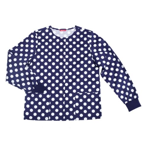 Womens Scrub Jacket Snap Front Warm-up Jacket - Picture 60 of 84