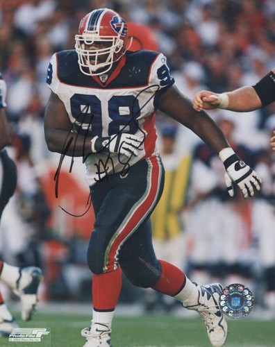 RON EDWARDS BUFFALO BILLS SIGNED HANDSIGNIERTES 8X10 FOTO MIT COA