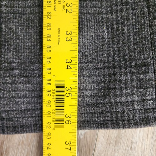 Banana Republic Tweed Wool Overcoat Topcoat Mens Large 44" Tailored Formal Gray - Picture 12 of 19