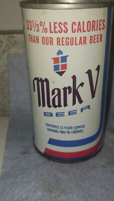 Mark V Beer Can empty Pull ring  12oz.Pittsburgh Brewing Co 1974