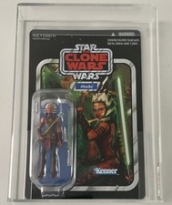 STAR WARS 2012 VINTAGE COLLECTION AHSOKA TANO VC102 CANADIAN AFA 85