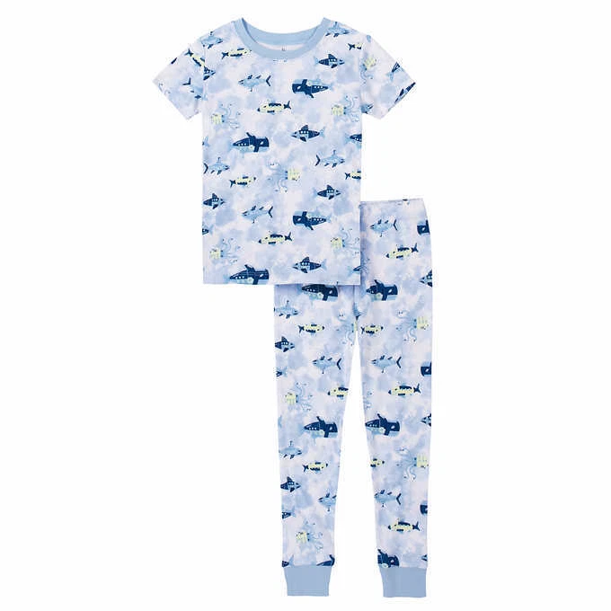 Juego de pijama de algodón de 6 piezas para niños Headquarters 3T nuevo con etiquetas Foto 4 de 4