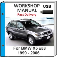 BMW X5 E53 1999 2000 2001 2002 2003 2004 2005 SERVICE REPAIR WORKSHOP MANUAL
