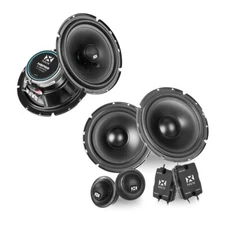 NVX NSP65KIT/NSP65 | 200W RMS 6.5" Component Speakers + 6.5" Coaxials