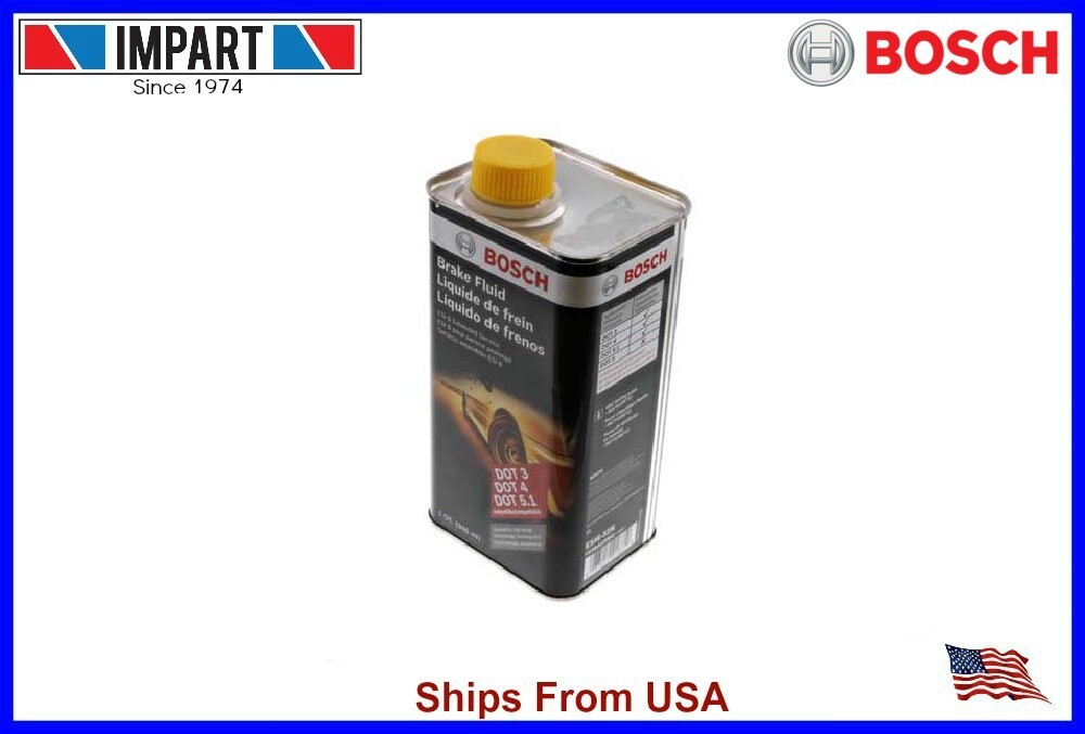 Bosch ESI6-32N Brake Fluid Direct Replacement for DOT 3, DOT 4, and DOT 5.1 1Qt