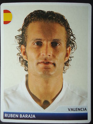 Panini 31 Ruben Baraja FC Valencia UEFA CL 2006/07