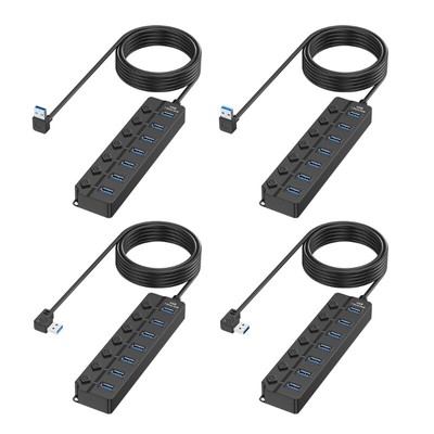 USB 2.0 Hub Featuring Easy Sharing Switcher for Desktop PC Accessories