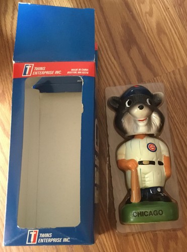 Chicago Cubs Maskottchen Wackelkopf mit OVP Twin Enterprise
