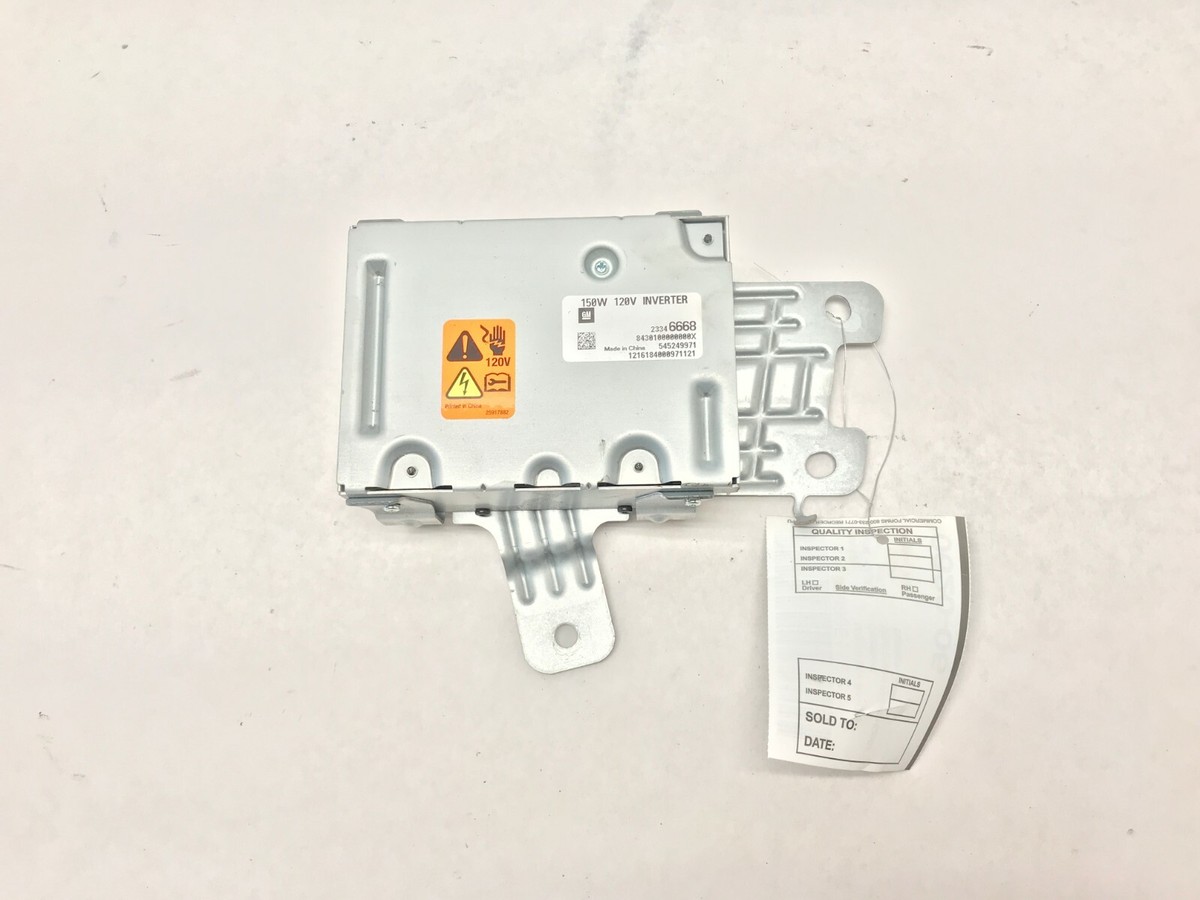 15 16 17 CADILLAC ATS POWER INVERTER OEM 150W 120V 23346668 | eBay