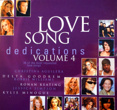 Love Song Dedications - Volume 4, 2 Disc Set - CD, VG