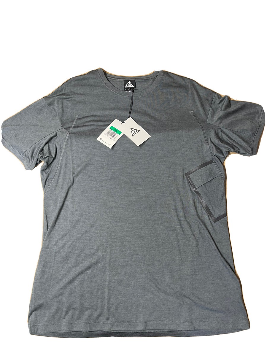 Nike Nikelab ACG Tech Knit Shirt Size XL New Grey 829580 021 Brand