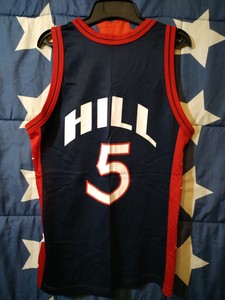 Size 40 Usa Olympics Basketball Team Shirt Jersey Champion Hill 5 Ebay