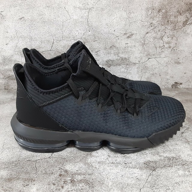 lebron xvi triple black price
