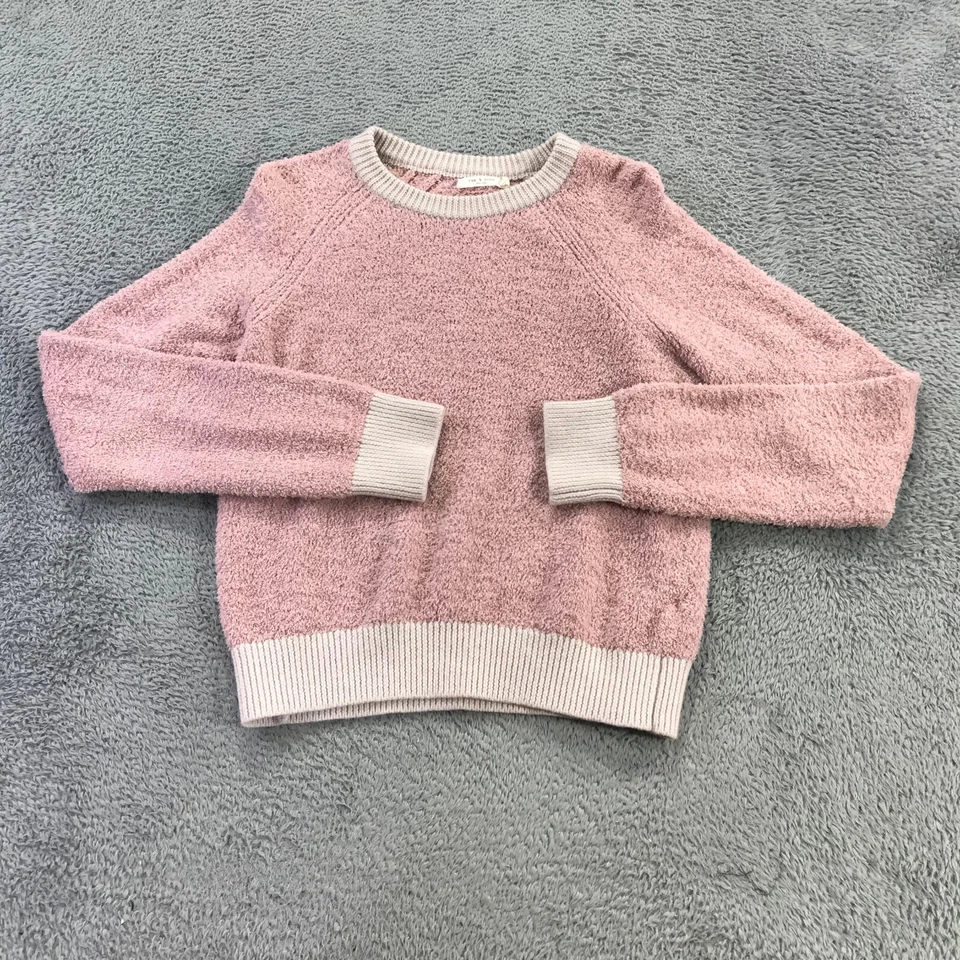 rag & bone Sweater Womens Small Terry Sweatshirt Pullover Green Pile Casual - Image 2 of 4