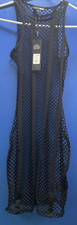 BRAND NEW!!! FASHION NOVA ENCORE CLUB MINI DRESS FISHNET * X Small Black