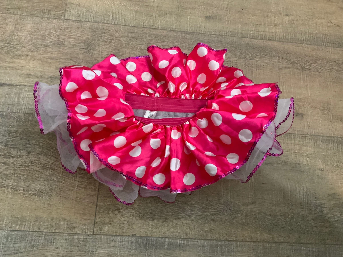 Pink polka dot tutu skirt cheap