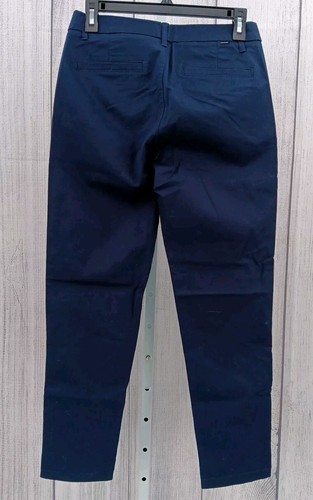 Dockers Womens Weekend Chino Slim Fit Pants Navy Blue Size 2 (AB1-4) - Picture 5 of 7
