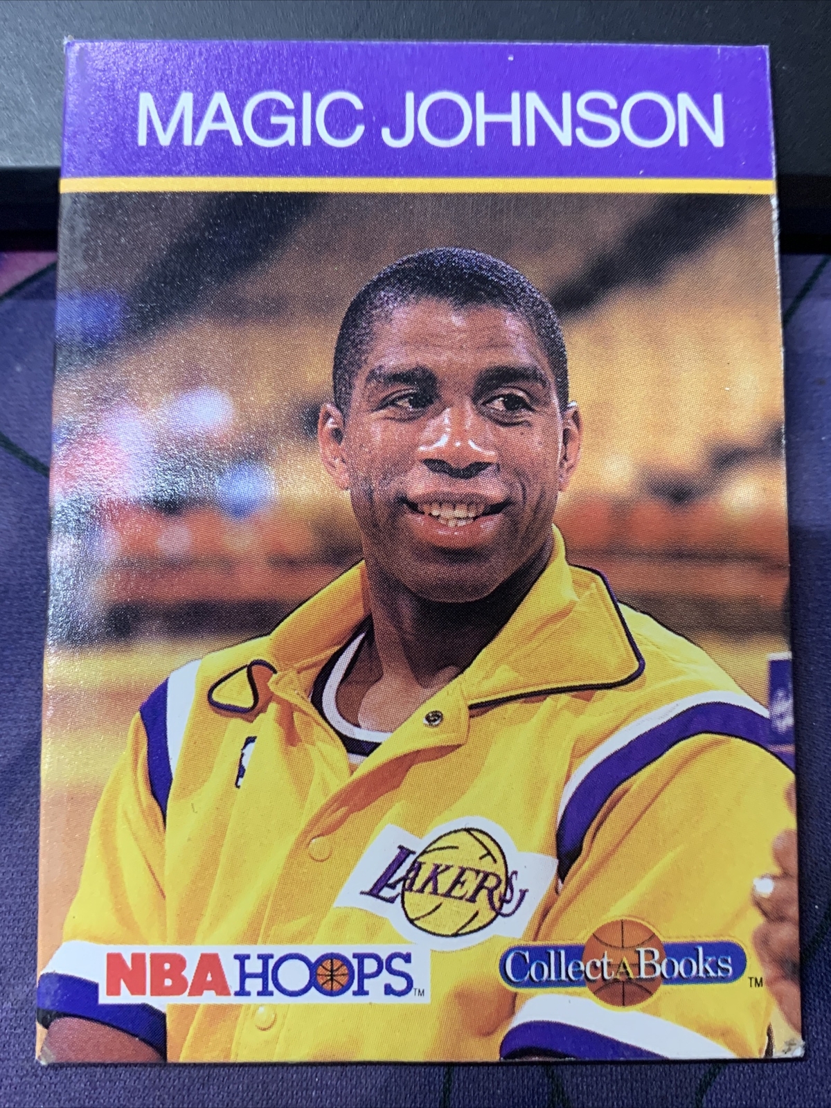Vintage 1990-91 NBA Hoops Collect-A-Books Magic Johnson Card Book | eBay