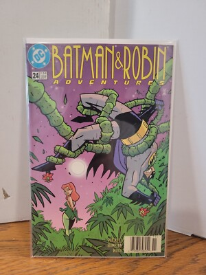 #ad BATMAN AND ROBIN ADVENTURES #24 F VF Poison Ivy DC Comics 1997 $5.99